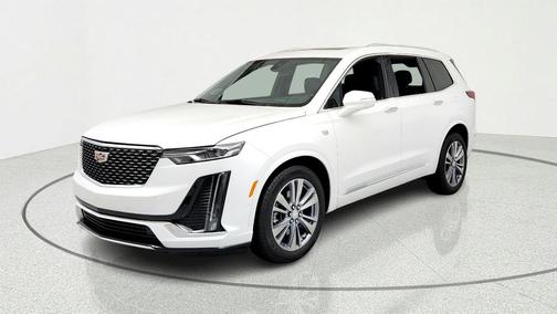 Crystal White 2025 Cadillac XT6 Premium Luxury AWD