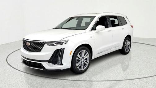 Crystal White 2025 Cadillac XT6 Premium Luxury AWD