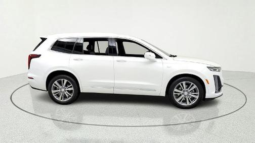 Crystal White 2025 Cadillac XT6 Premium Luxury AWD
