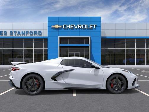 Arctic White 2026 Chevrolet Corvette Stingray w/3LT