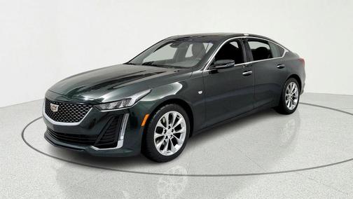 Evergreen Metallic 2021 Cadillac CT5 Premium Luxury AWD