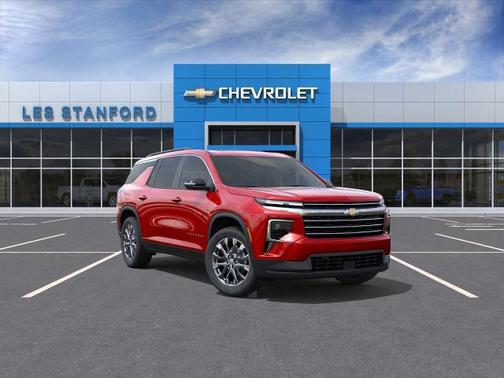 Radiant Red 2026 Chevrolet Traverse LT