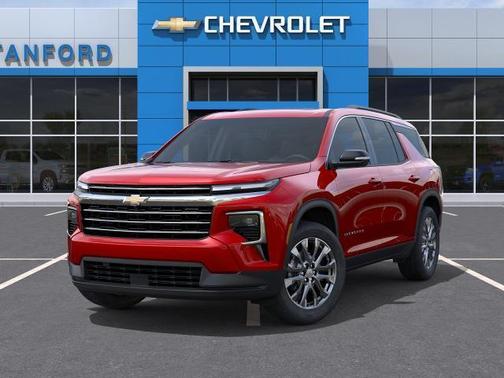 Radiant Red 2026 Chevrolet Traverse LT