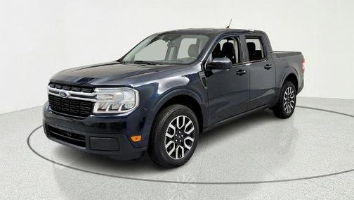 Blue 2022 Ford Maverick Lariat
