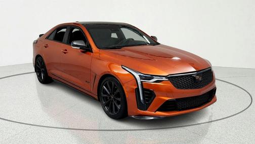 Blaze Orange Metallic 2022 Cadillac CT4-V Blackwing