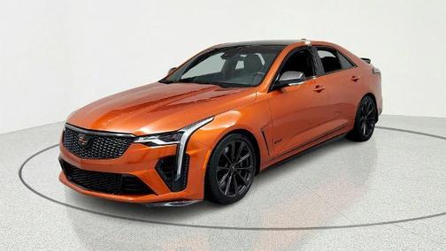 Blaze Orange Metallic 2022 Cadillac CT4-V Blackwing