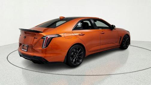 Blaze Orange Metallic 2022 Cadillac CT4-V Blackwing