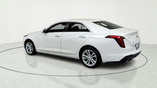 Crystal White 2023 Cadillac CT4 Luxury