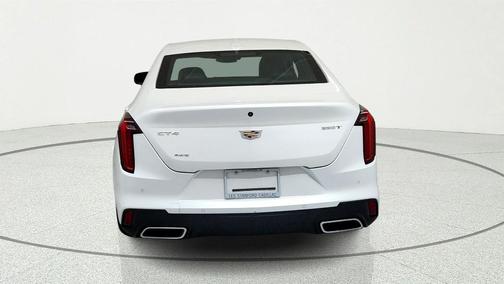Crystal White 2023 Cadillac CT4 Luxury