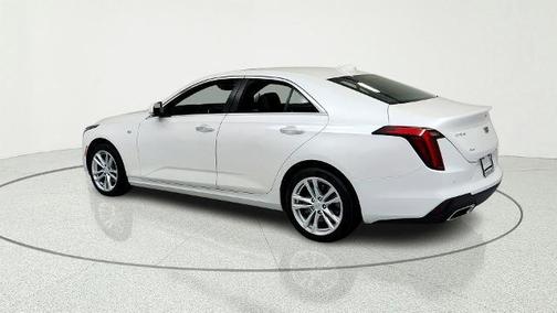Crystal White 2023 Cadillac CT4 Luxury