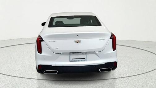 Crystal White 2023 Cadillac CT4 Luxury