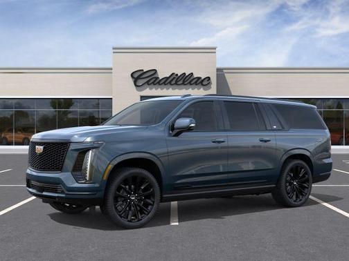 Deep Sea Metallic 2026 Cadillac Escalade ESV Platinum Sport
