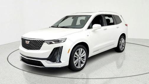 Crystal White 2023 Cadillac XT6 Premium Luxury FWD