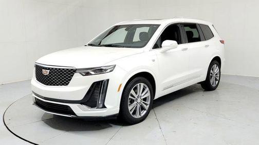 Crystal White Tri-Coat 2023 Cadillac XT6 Premium Luxury FWD