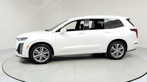 Crystal White Tri-Coat 2023 Cadillac XT6 Premium Luxury FWD