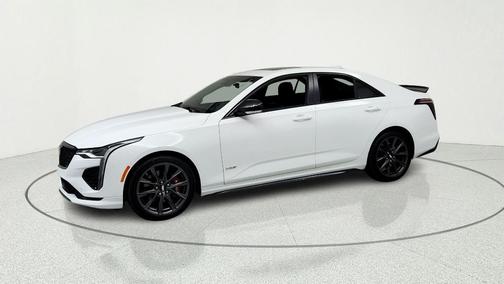 Summit White 2024 Cadillac CT4-V V-Series