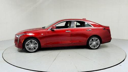 Radiant Red 2023 Cadillac CT4 Premium Luxury