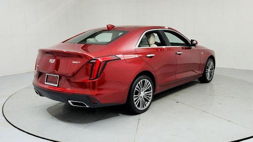 Radiant Red 2023 Cadillac CT4 Premium Luxury