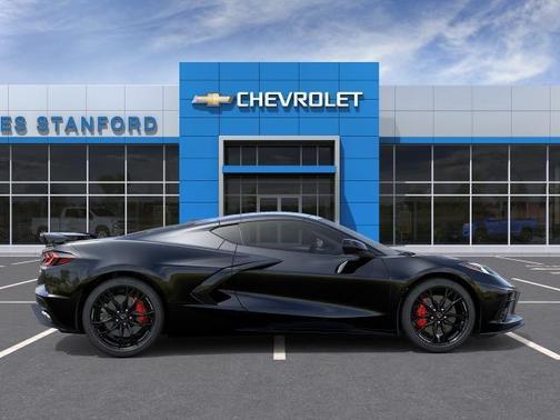 Black 2026 Chevrolet Corvette Stingray w/1LT