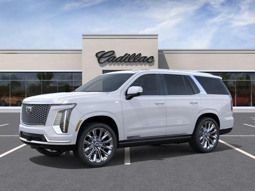 Vibrant White 2026 Cadillac Escalade Platinum Luxury