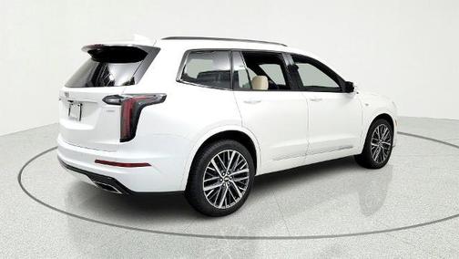 Crystal White 2024 Cadillac XT6 Sport AWD