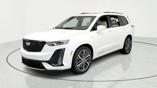 Crystal White 2024 Cadillac XT6 Sport AWD