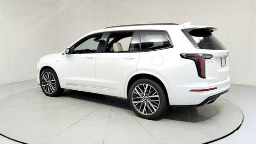 Crystal White Tri-Coat 2024 Cadillac XT6 Sport AWD