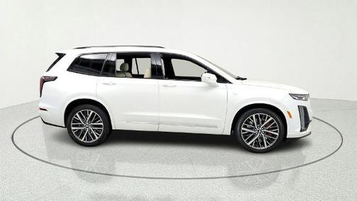 Crystal White 2024 Cadillac XT6 Sport AWD