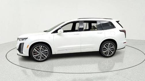 Crystal White 2024 Cadillac XT6 Sport AWD