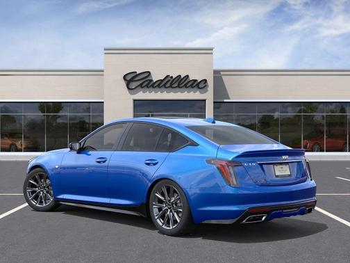 Coastal Blue Metallic 2026 Cadillac CT5 Sport AWD