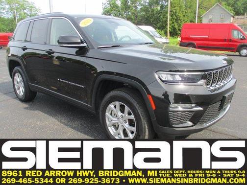 Diamond Black 2023 Jeep Grand Cherokee Limited