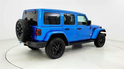 Blue 2023 Jeep Wrangler 4xe Sahara