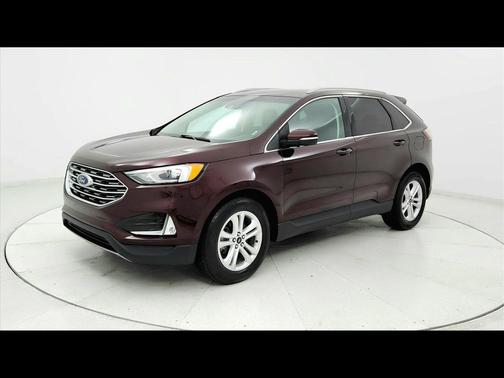 Red 2020 Ford Edge SEL