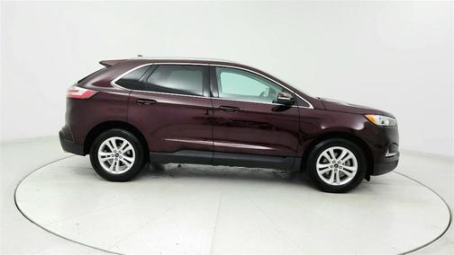 Red 2020 Ford Edge SEL