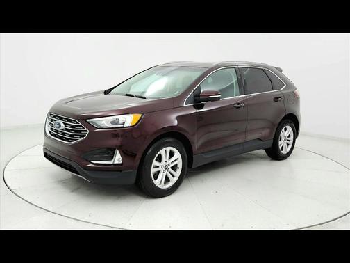 Red 2020 Ford Edge SEL