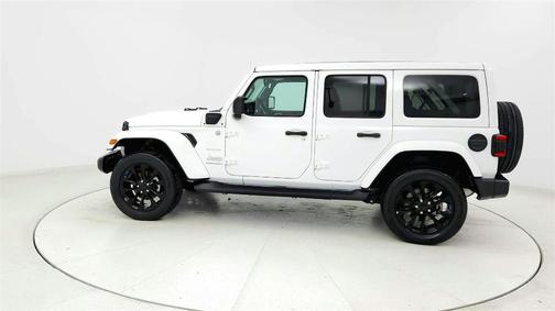 White 2023 Jeep Wrangler 4xe Sahara