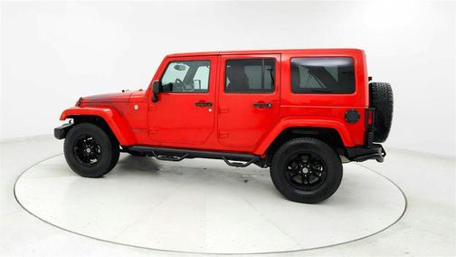 Red 2017 Jeep Wrangler Unlimited Sahara