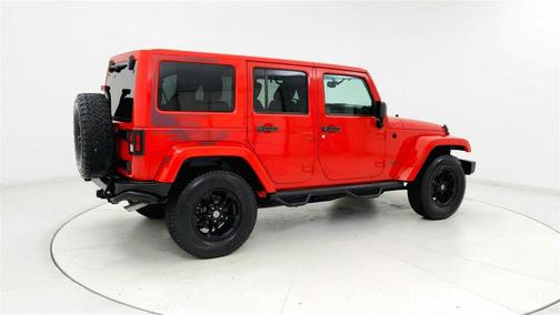 Red 2017 Jeep Wrangler Unlimited Sahara