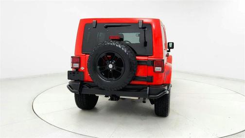 Red 2017 Jeep Wrangler Unlimited Sahara