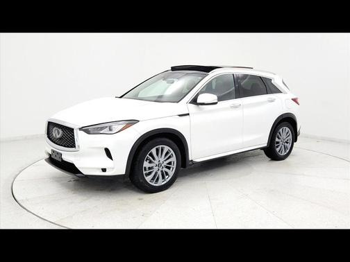Radiant White 2023 INFINITI QX50 Luxe