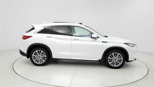 Radiant White 2023 INFINITI QX50 Luxe