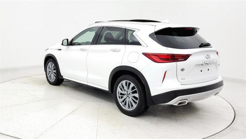 Radiant White 2023 INFINITI QX50 Luxe