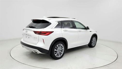 Radiant White 2023 INFINITI QX50 Luxe