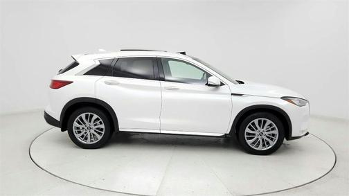 Radiant White 2023 INFINITI QX50 Luxe