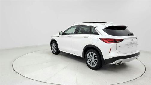 Radiant White 2023 INFINITI QX50 Luxe