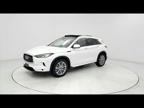 Radiant White 2023 INFINITI QX50 Luxe