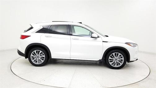 Radiant White 2023 INFINITI QX50 Luxe