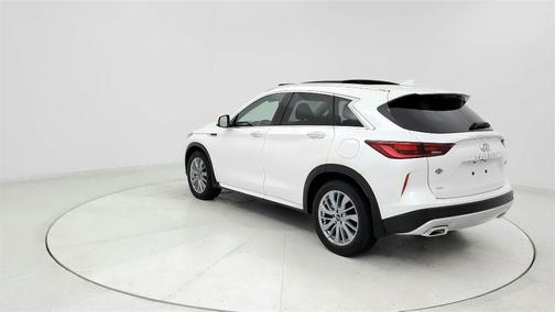 Radiant White 2023 INFINITI QX50 Luxe