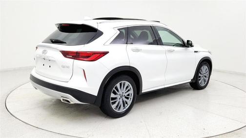 Radiant White 2023 INFINITI QX50 Luxe