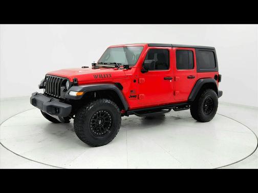 Red 2020 Jeep Wrangler Unlimited Sport